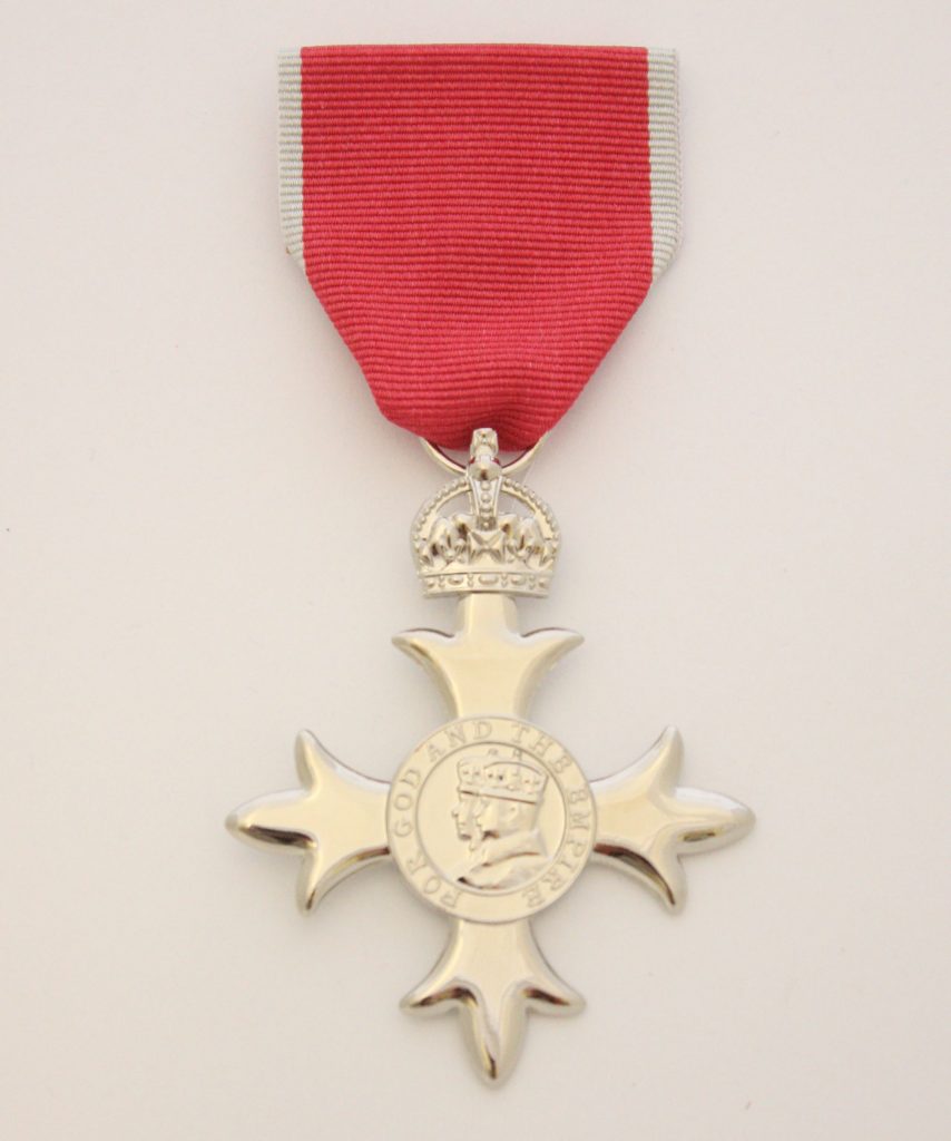 Member Of Order British Empire (M.B.E.) Medals of Service