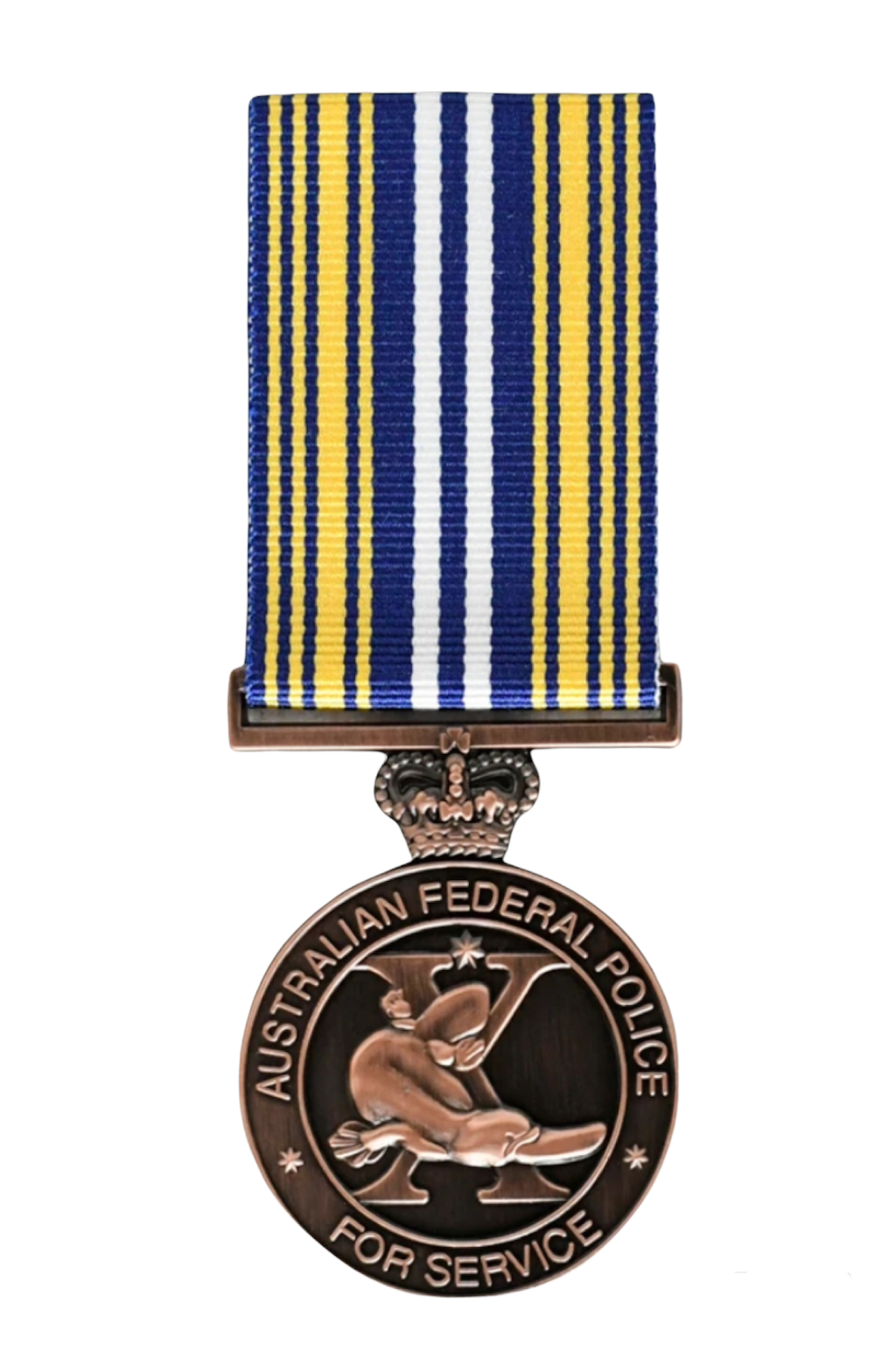 Australian Federal Police Service Medal Miniature Medals Of Service